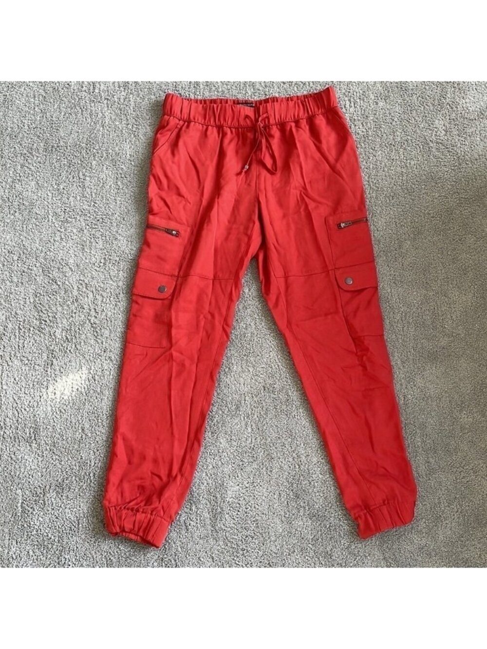 EC Burnt Orange Banana Republic Lightweight Joggers with Side Pockets- S…